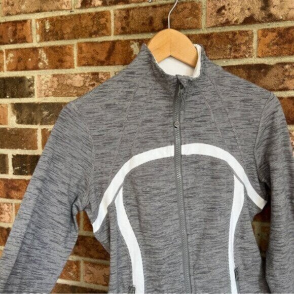 Lululemon Define Jacket Wee Are From Space Coal Fossil / White 10 - Picture 12 of 13
